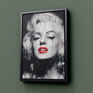 Marilyn Monroe Painting Print, Marilyn Monroe Canvas Print, Marilyn Monroe Wall Art, Marilyn Monroe Poster, Marilyn Monroe Poster