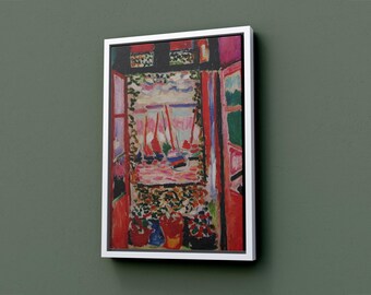 Henri Matisse's The Open Window: A Colorful and Modern Canvas, Capturing the Essence of Fauvism
