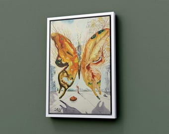 サルバドール ダリのヴィーナス蝶のプリント、サルバドール ダリ展