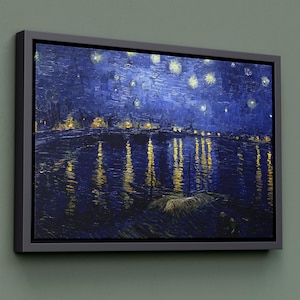Van Gogh’s Night Melody: Reflections of a Starry Rhône