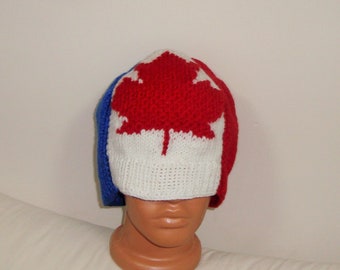 Custom knit Personalized hat personalized gifts for women men hand knit beanie hat for Boyfriend with Girlfriend country flag