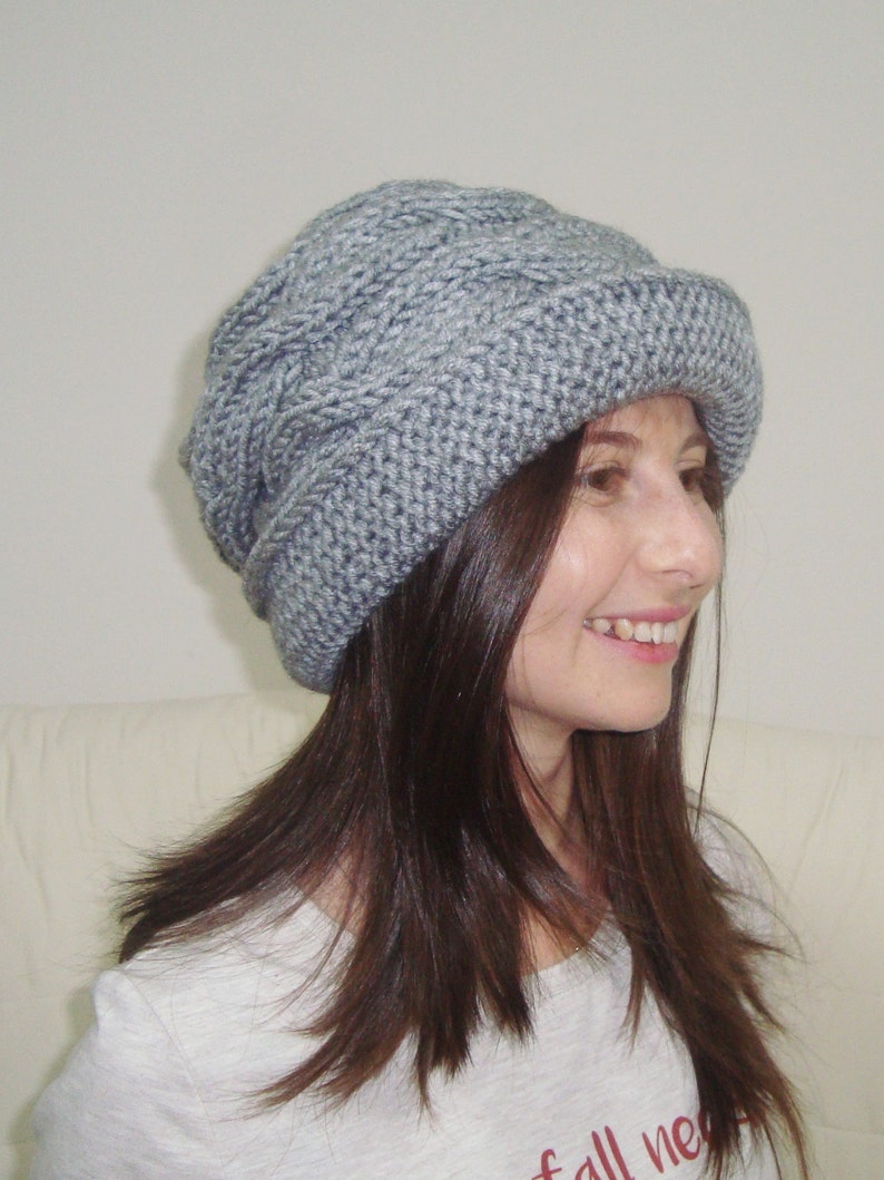 hand knit womens hats
