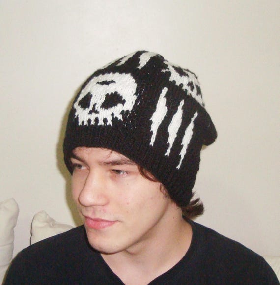 skull knit hat