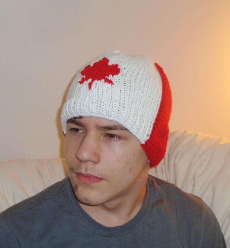 Canada Canadian Flag Beanie Hat Winter Gift For Men Women Etsy