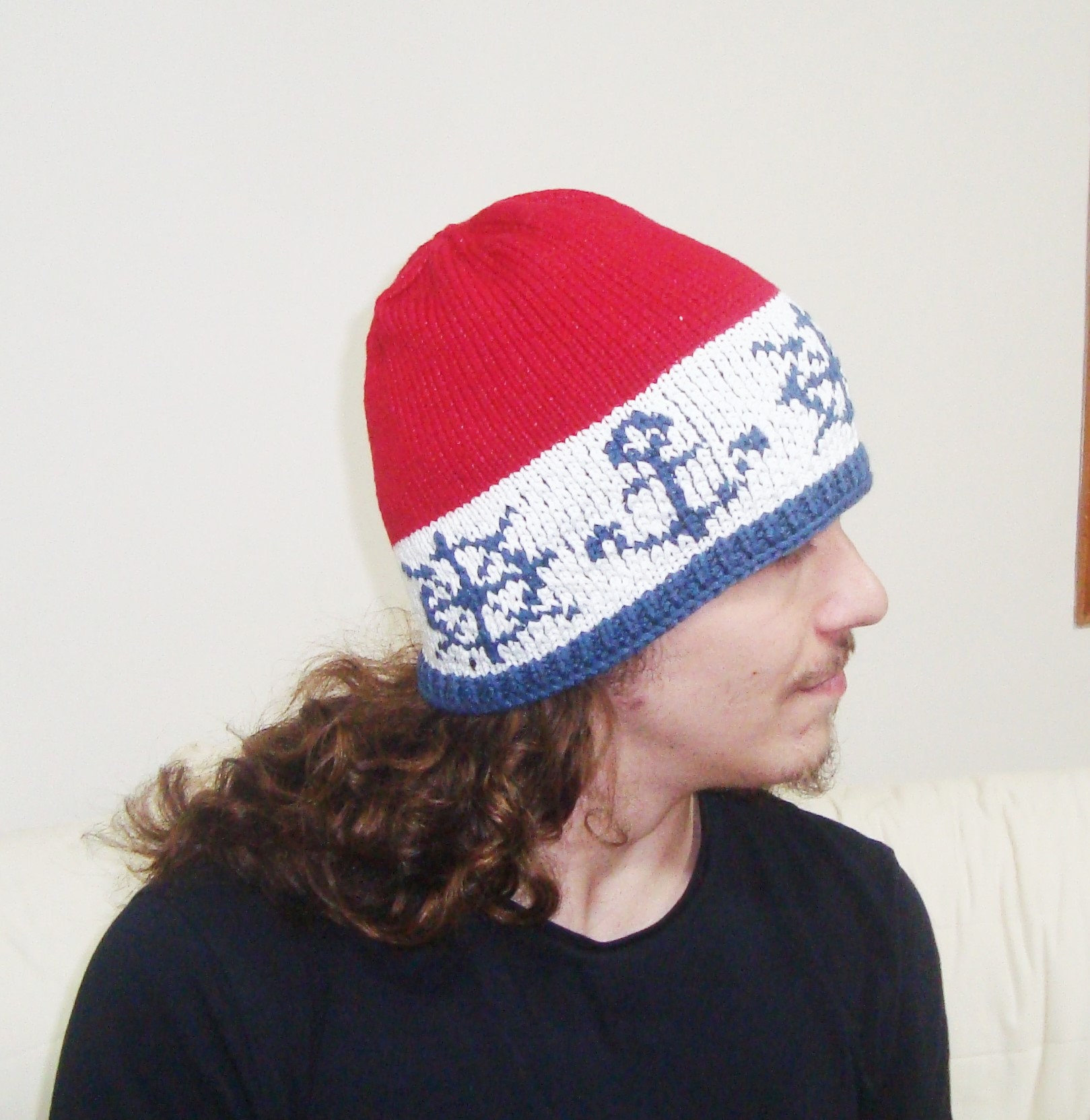 Hand Knit Summer Beanie Beret Hat for 