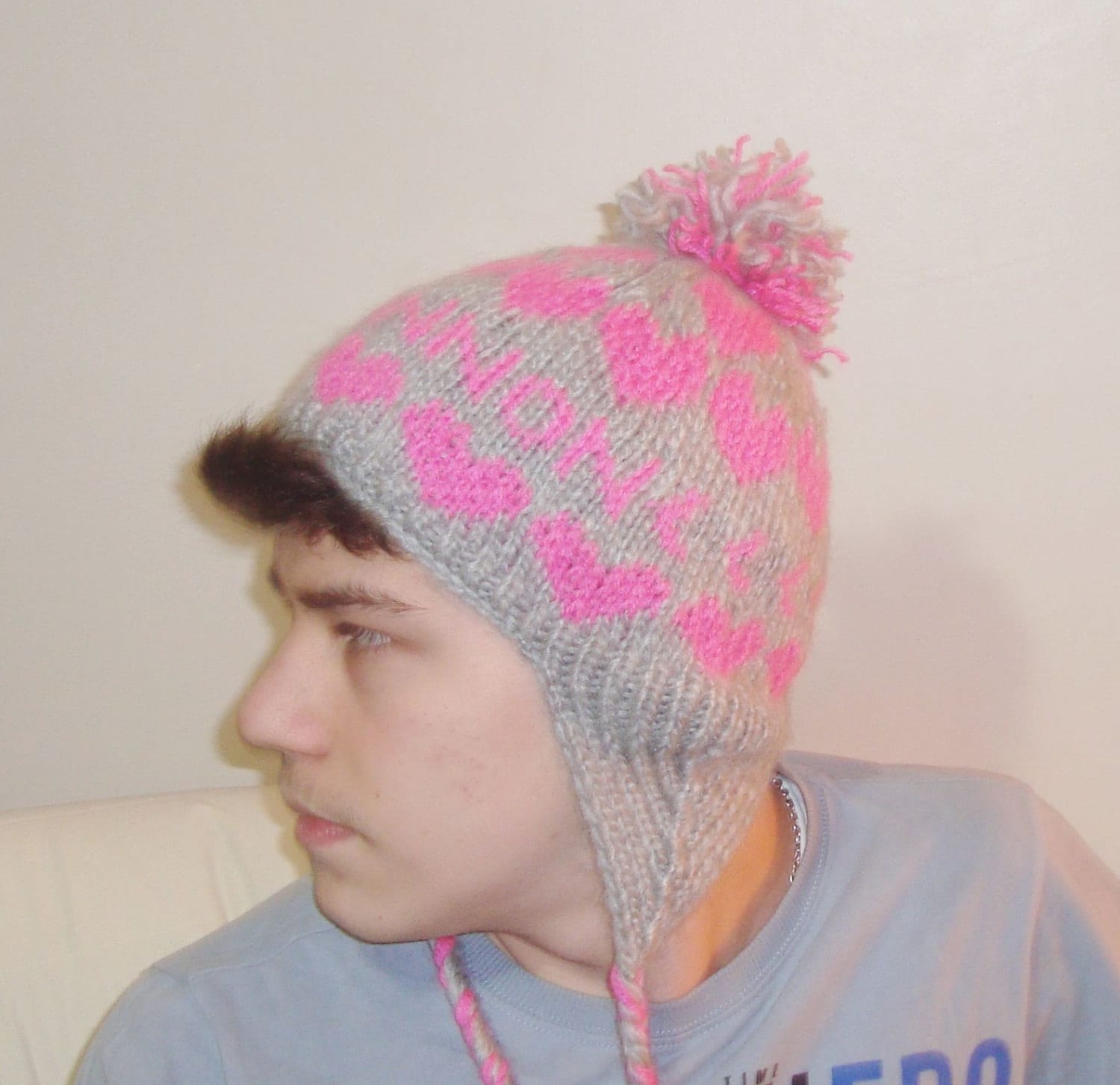 Personalized Knit Hat With Name Hat 