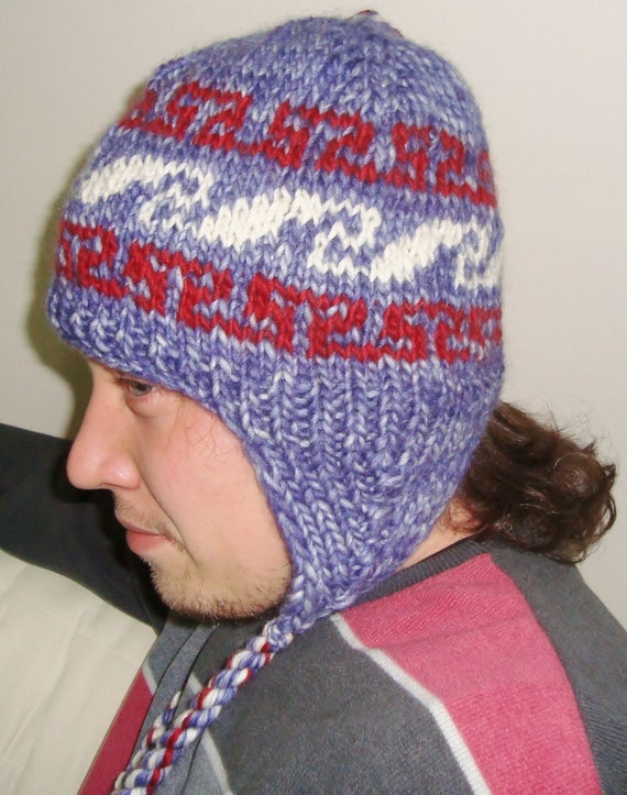 men's wool earflap hat