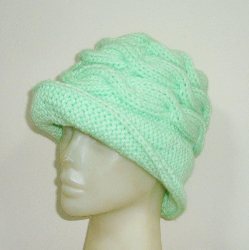 hand knit womens hats