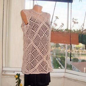 Unisex Häkelshirt: Handgestricktes Festival Top