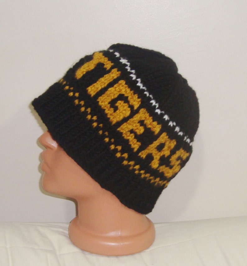 Mizzou Tigers Personalized Gifts For Dad Winter Hand Knit Hat Mens Hats Winter Accessories