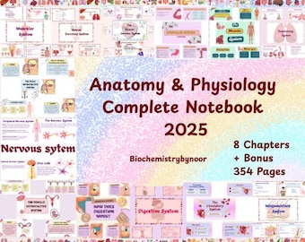 Anatomy and physiology complete notebook 2025 | medical students| Nursing students | Biomedical science | NEET | CBSE