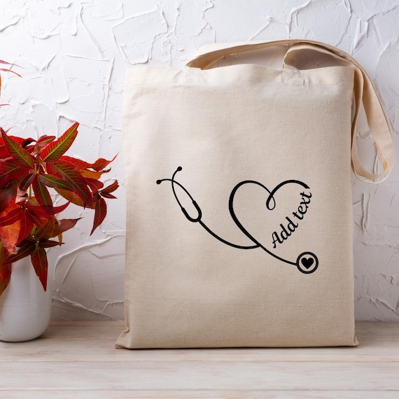 Custom Nurse Tote Bag – Personalized Nurse Graduation Gift