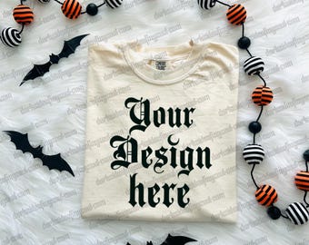 Comfort Colors Mockups, Comfort Colors Ivory Shirt Mockup, Ivory Shirt Mockup, Mockup Shirt, Comfort Colors C1717 Mockup, Goth Mockup