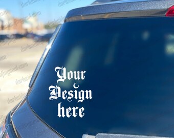 Car Window Mockup, Car Window SVG, Car Mockup, Realistic Window Mockup, Back Window Car Mockup, PNG Window Mockup, Mockups For Vehicles