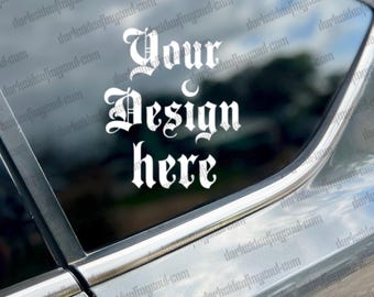 Car Mockups, Realistic Car Mockup, Window Car Mockup, Side Window Car Mockups, SVG Mockup For Vehicles, PNG Car Mockup, Mockups For Vehicles
