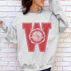 WKU Western Kentucky Universität College KY Retro Vintage Grafik Gemütliches Rundhals-Sweatshirt Handgefertigt