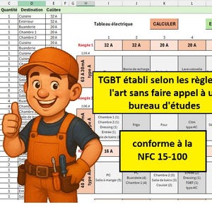 Creation of TGBT via Excel (contains secure VBA code) + creation of a final PDF to share