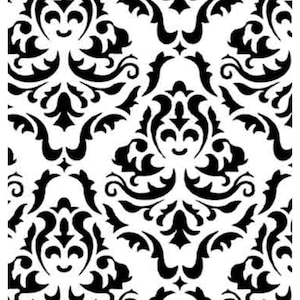 Posh Chalk Stencil Victorian Wallpaper 21x30cm