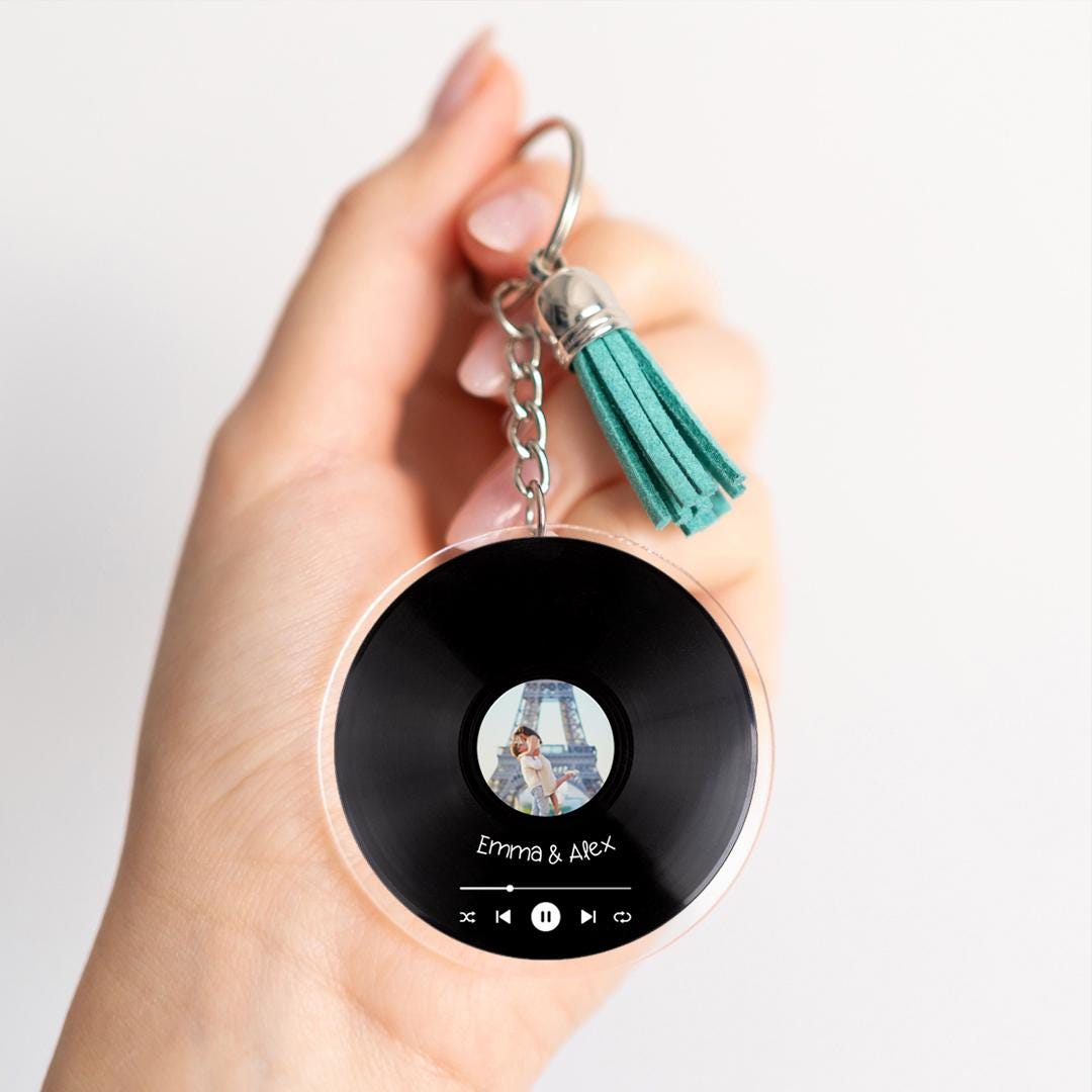 Acrylic Round Keychain,round Keychains With Tassel - Etsy