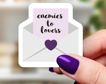 Enemies to Lovers Bookish Sticker