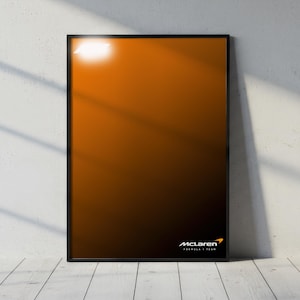 McLaren Poster Formula 1 Wall Art Digital Artwork for Wall Poster Technic 42141 Compatible Instant Download Digital Print