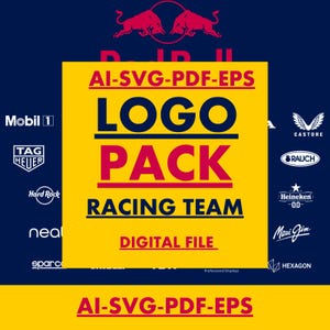 Logo F1 RedBull Racing 2025 Sponsor Partner SVG PDF EPS Ai File vettoriali digitali modificabili Oracle F1 Racing Modello PrintCut ad alta risoluzione