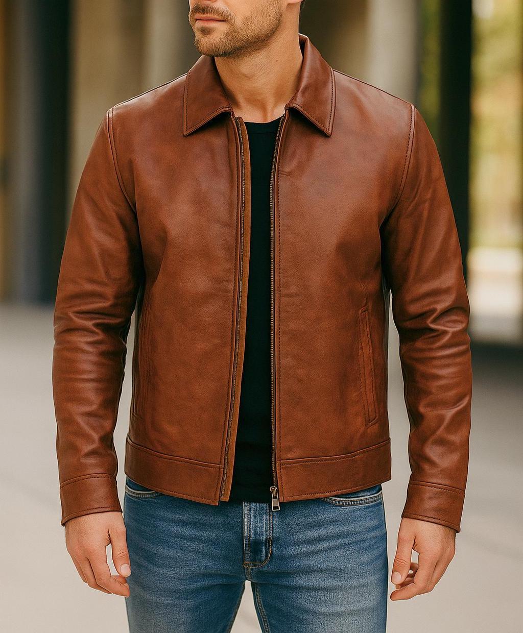 Vintage Italy Leather Jacket - Etsy