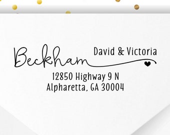 Custom Return Address Stamp or Labels: Personalized Stationery