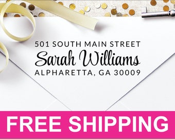 Self Stamping Rubber Stamp, Self Inking Address Stamper LTOSS2770