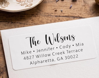 Custom Return Address Labels – Personalized Mailing Stickers for Business & Weddings