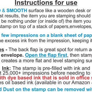PERSONALIZED ADDRESS STAMP, Self inking, or Address Labels, Return Address Stamper, Custom Stamp, Custom, Edwardian image 9