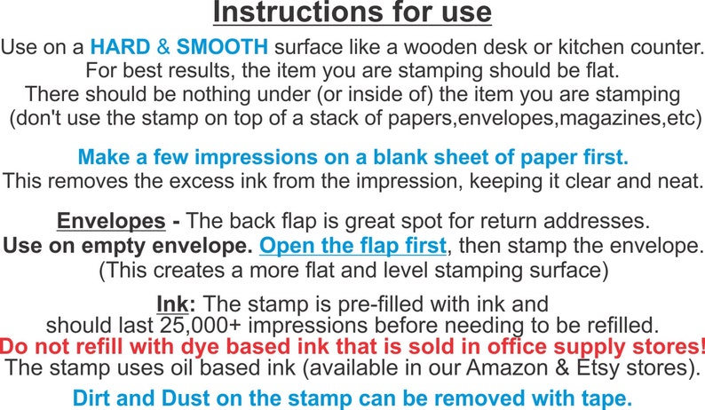 Perfect Wedding Bridal Shower or Housewarming Gift SHIPS FAST! Personalized Self Inking Return Address Stamp STRY2770