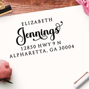 ADRESSTEMPEL, envelopstempel huwelijksuitnodiging, zelfinktende retouradresstempel, aangepaste adresstempel, zelfinktende stempel