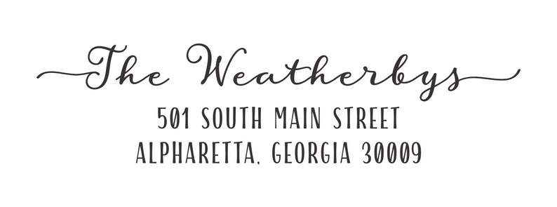 Perfect Wedding Bridal Shower or Housewarming Gift SHIPS FAST! Personalized Self Inking Return Address Stamp STRY2770
