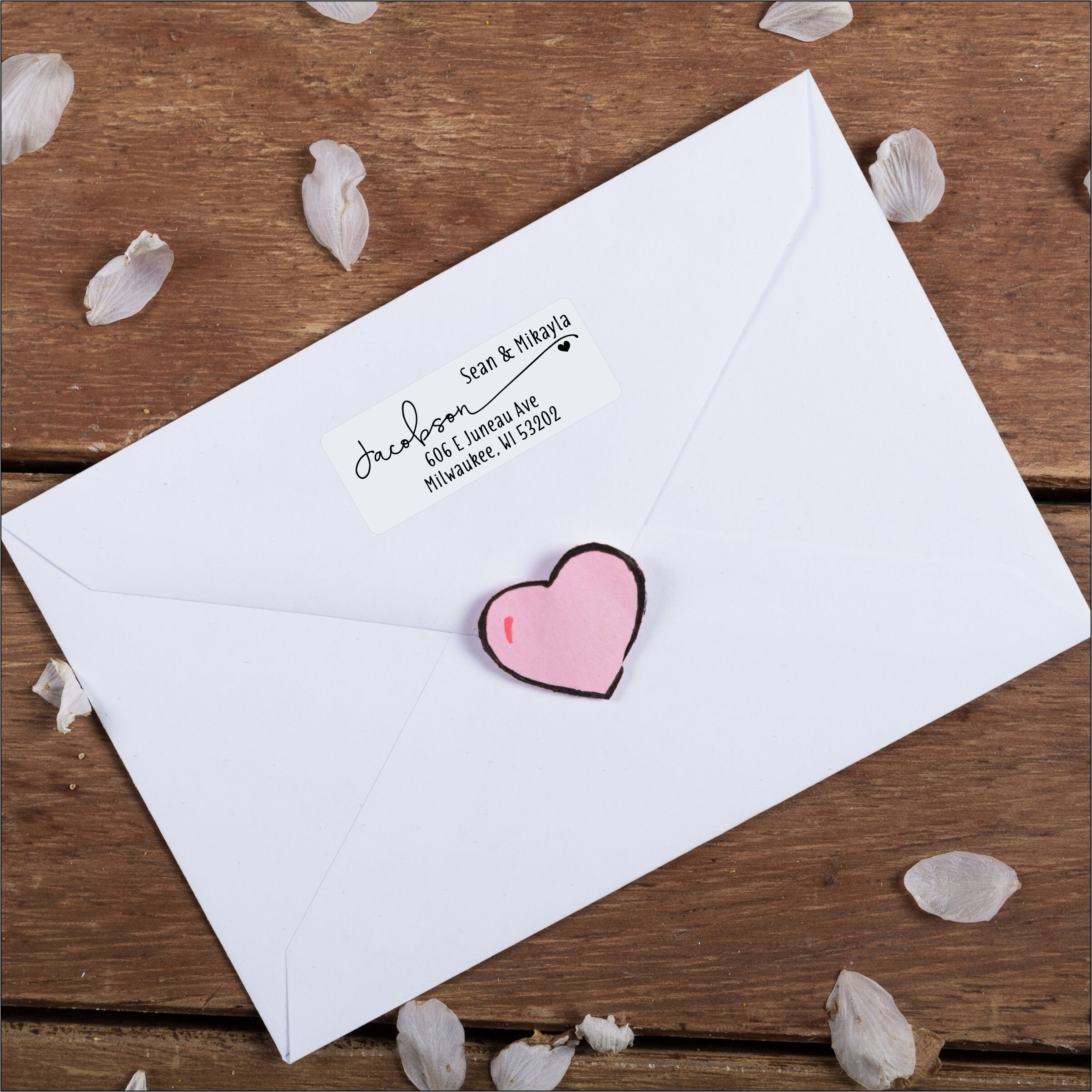 Custom Return Address Labels, Personalized Address Stickers Peel and ...