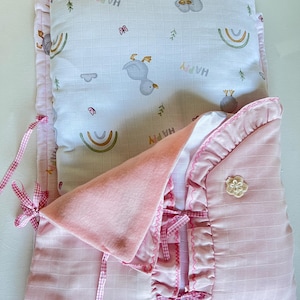 Baby sleeping bag, swaddle bag, baby shower gift, baby holding bag, baby schlafsack, nursing pillow, organic cotton baumwolle, swaddle bag