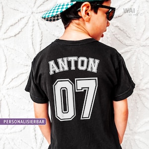 Children&#39;s birthday T-shirt personalized with name & number gift children&#39;s birthday|Children&#39;s shirt with number and name|Name shirt children&#39;s jersey
