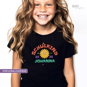 Children&#39;s T-Shirt Schoolchild 2025 personalized with name gift for school enrollment school start|Schoolchild T-Shirt gift schoolchildren school start