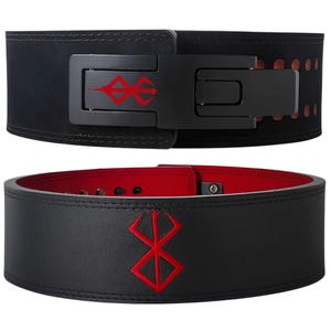 Front and rear view for Berserk Weightlifting Belt