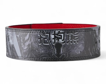 Berserk Anime Lifting Belt: volnerf lederen powerlifting riem
