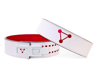 Shikigami Anime Lifting Belt: leren powerlifting hefboomriem