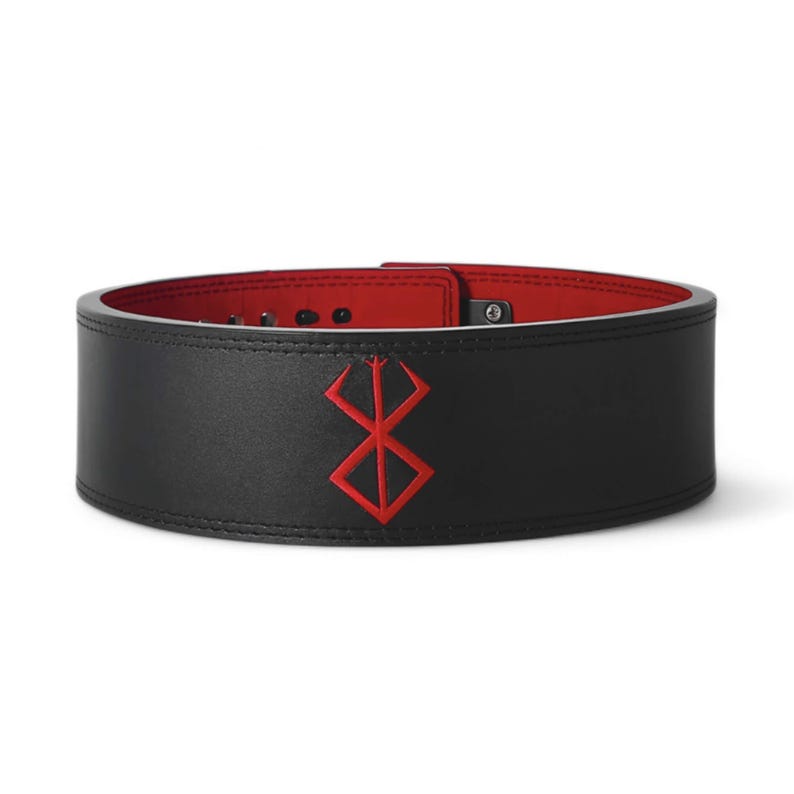 Main image for berserk lever belt. Anime weightlifting belt for powerlifting.