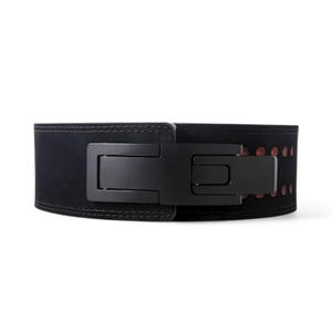 Front view for berserk lever belt without brand of sacrifice logo. Anime weightlifting belt for powerlifting.
