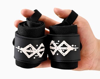 Fasce da polso Berserk Anime / Fasce da powerlifting da 60 cm per distensioni su panca / Supporto per powerlifter CrossFit