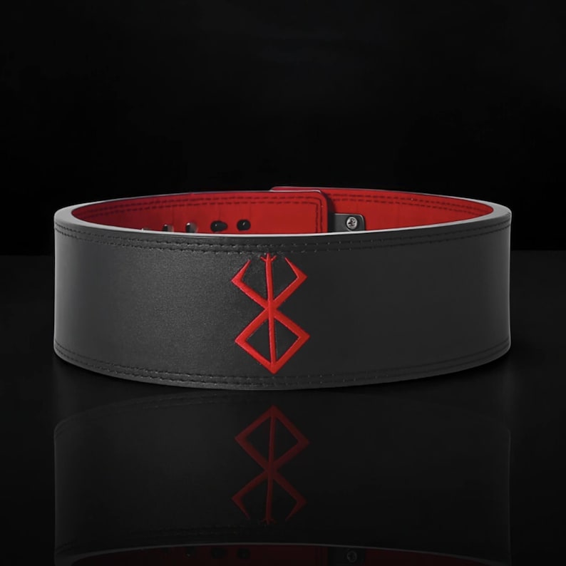 Main image for berserk lever belt. Anime weightlifting belt for powerlifting.