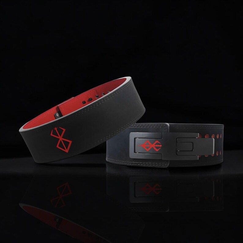 Berserk lever belt. Anime weightlifting belt for powerlifting.