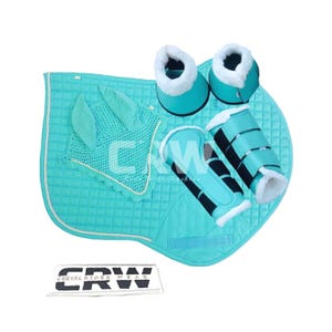 Top Quality English Style Horse Racing Saddle Pad Set Matching Customizable Colors and Sizes, Jumping Saddle Pad Sets