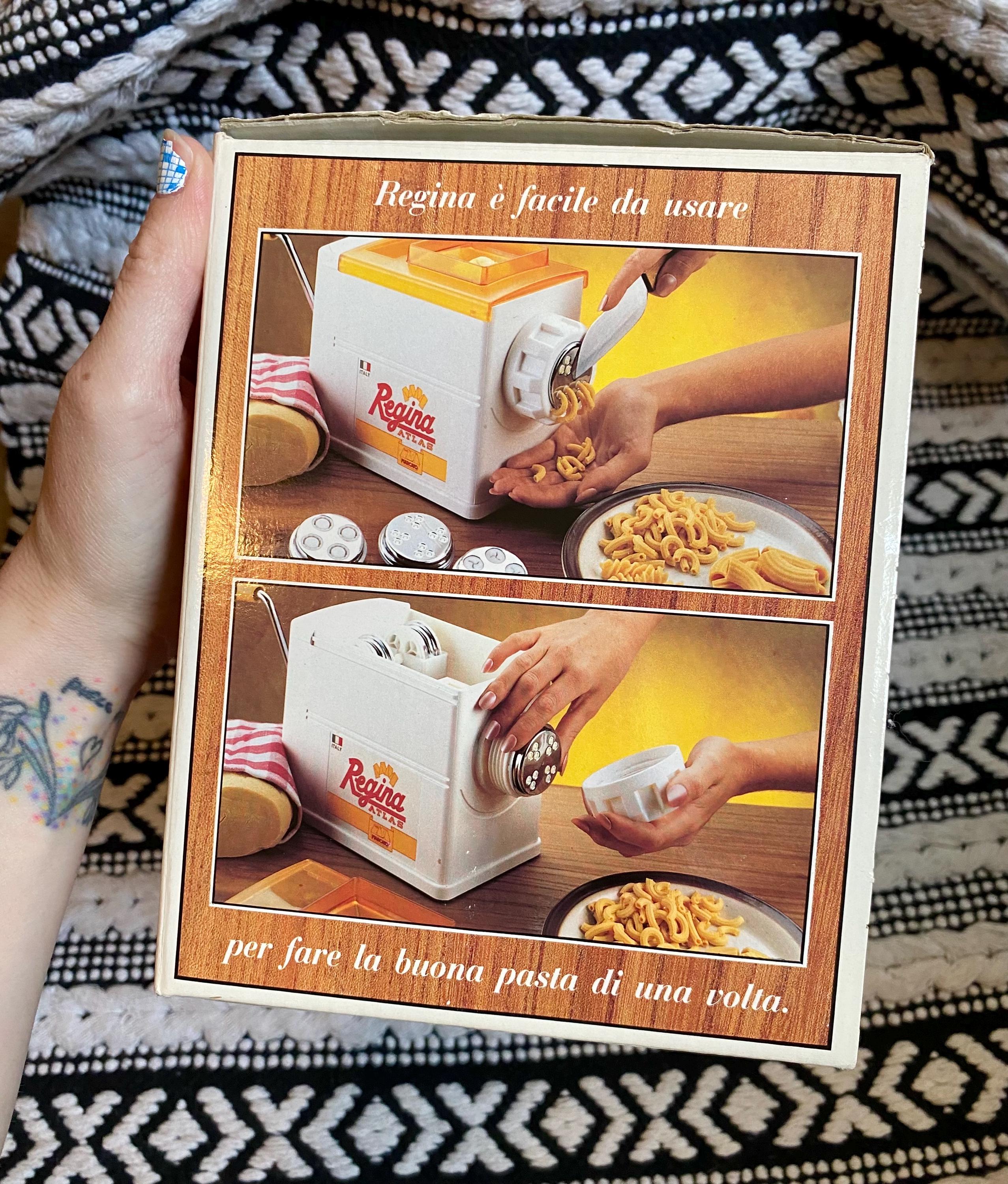 Regina Atlas by Marcato Manual Pasta Extruder Machine Italy