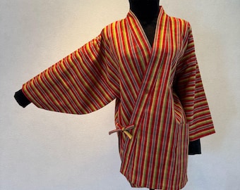 Vintage Hanten, Japanese Jacket, Made in Japan, Vintage, 1980s, Sustainable fashion, Traditional Style, Cute Jacket
