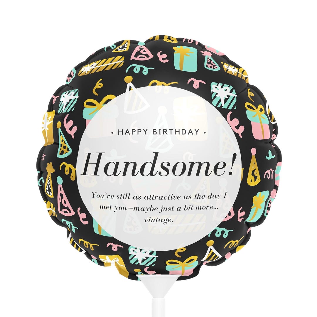 Custom Birthday Balloon W/ QR Code, Personalized Message Balloon Gift ...